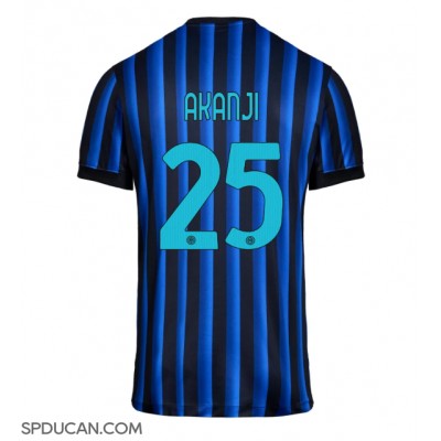 Muški Nogometni Dres Inter Milan Manuel Akanji #25 Domaci 2025-26 Kratak Rukav Muški Nogometni Dres Inter Milan Manuel Akanji #25 Domaci 2025-26 Kratak Rukav